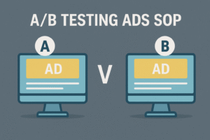 A/B testing ads SOP
