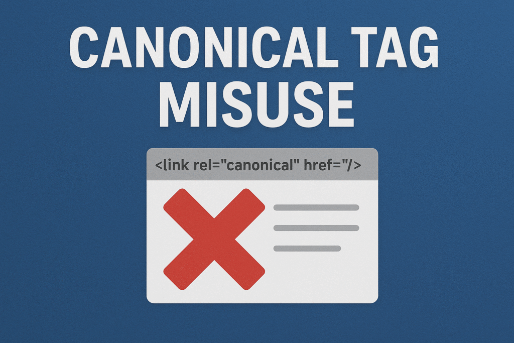 Canonical Tag Misuse