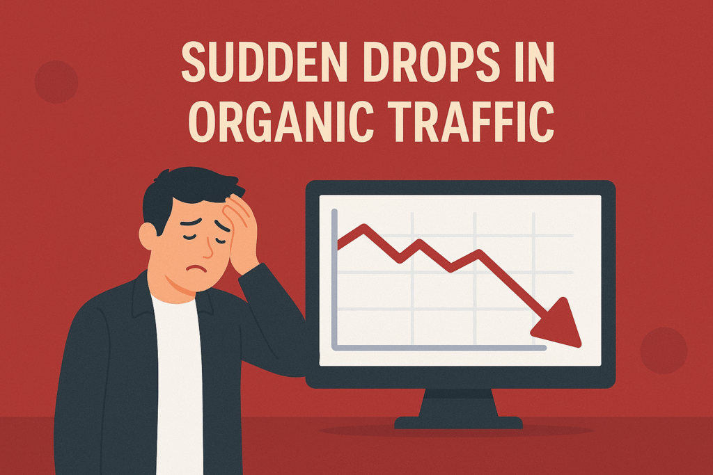 organic traffic drops