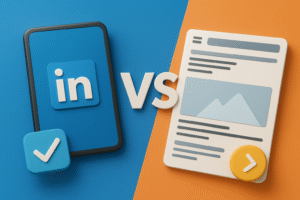 LinkedIn Articles vs Website Blogs