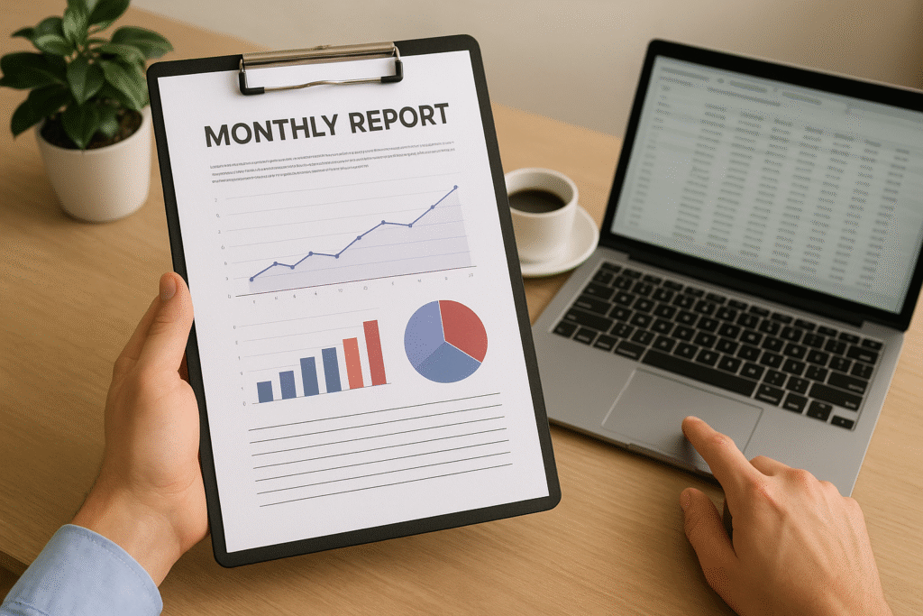 Delivering Monthly Reports