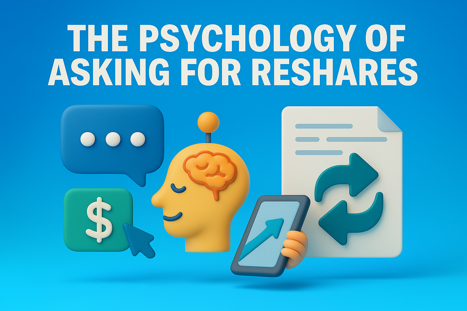 Psychology of Asking for Reshares